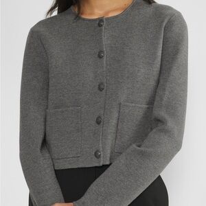 Aritzia Babaton Notable Cardigan in Heather Charcoal Size S